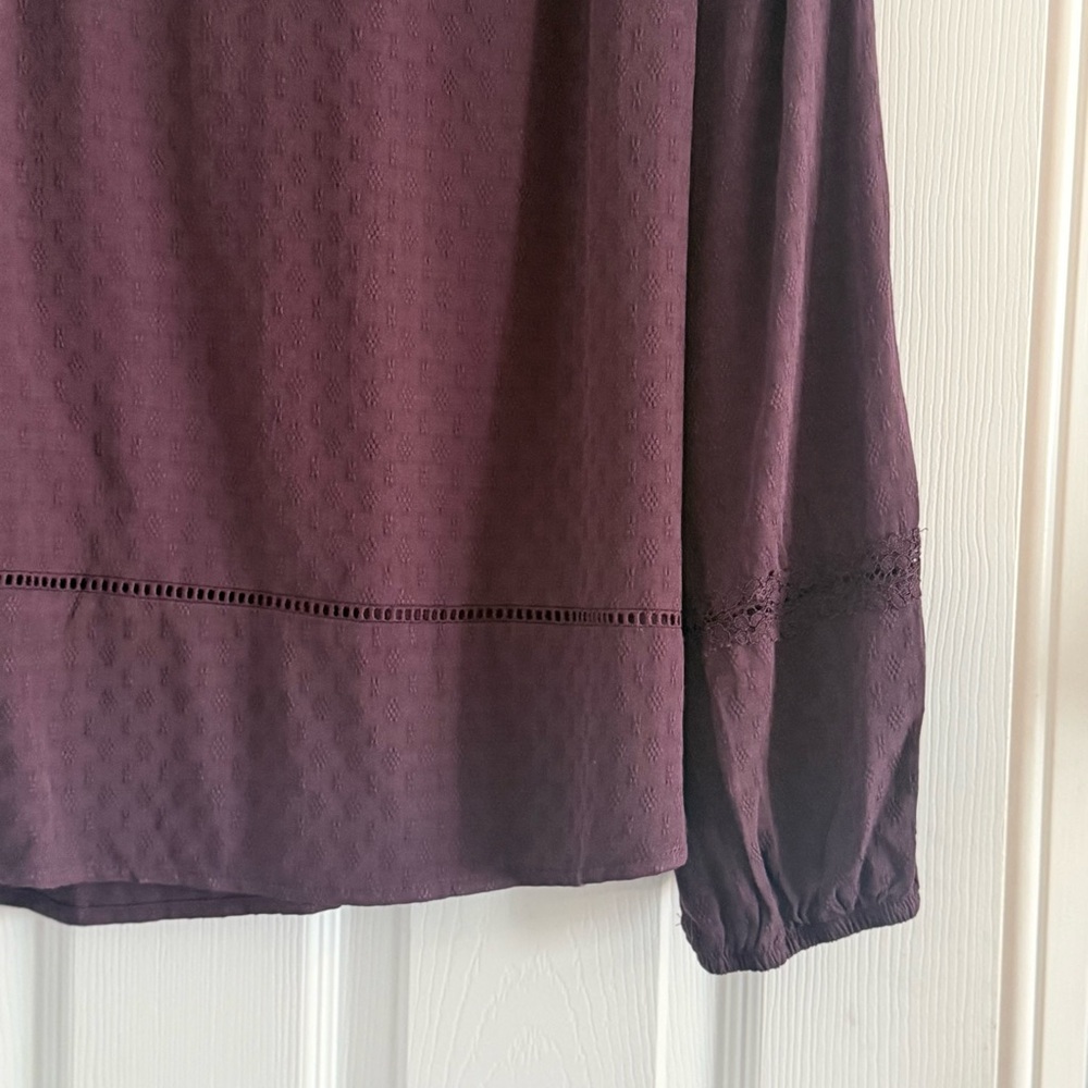 Mason & Belle Deep Purple Women's Blouse XXL - Picture 6 of 8
